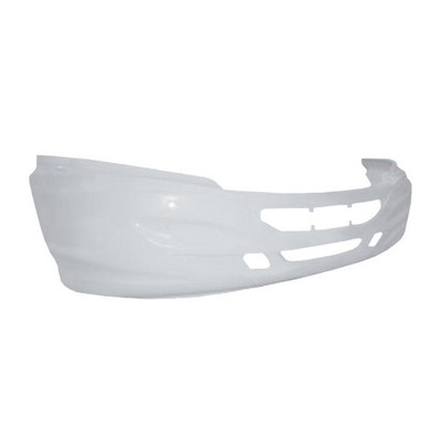 15 Inch Fiberglass 1 Piece Modified Bumper W Tow AND Vent Holes For International ProStar Replacement