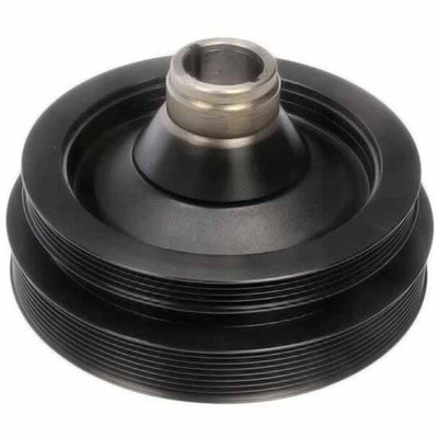 Black Harmonic Balancer Assembly WO Center Bolt 36 MM Depth Markings For Isuzu NPR NPR HD Replacement