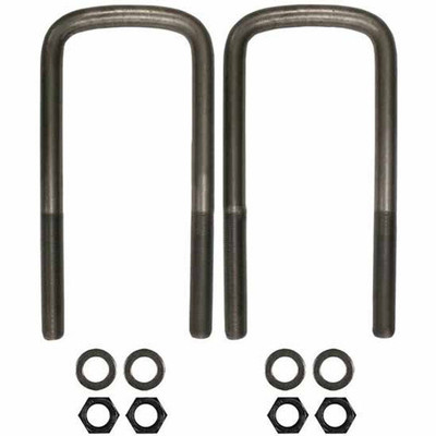 4 X 10.25 Inch U-Bolt Kit - Semi Round Top Replacement