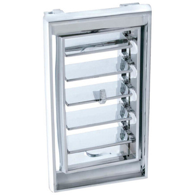 Chrome Plastic Cabover AC Dash Vent For Peterbilt 362 1981-2002 Replacement