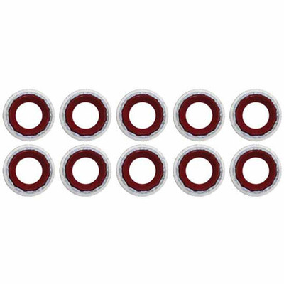 AC Stat Seal Gaskets No 6 Red - 10 Pack For Freightliner Cascadia 113 125 Replacement