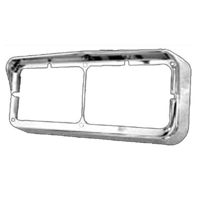 KENWORTH W900B YEAR 1997 DUAL SQUARE HEADLIGHT BEZEL W VISOR Replacement