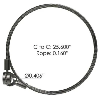CASCADIA 125 YEAR 2009 650MM HOOD CABLE FOR FREIGHTLINER CASCADIA