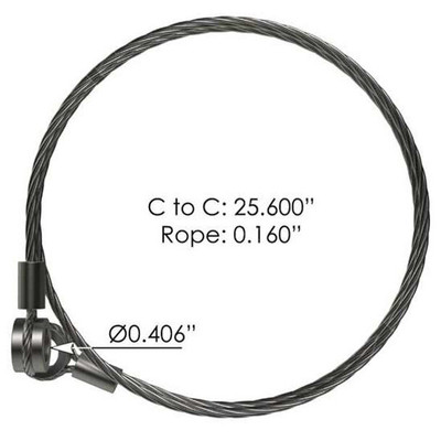 CASCADIA 113 YEAR 2008 650MM HOOD CABLE FOR FREIGHTLINER CASCADIA