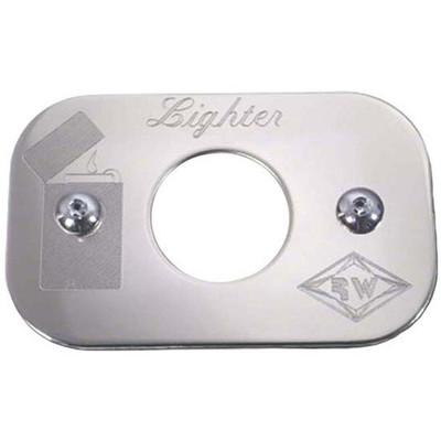 1989 Peterbilt 375 Stainless Steel Engraved Cigarette Lighter Plate Replacement