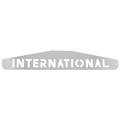 MV YEAR 2019 4 X 24 INCH CHROME INTERNATIONAL BOTTOM MUD FLAP PLATE