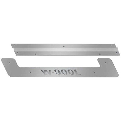 W900L YEAR 1996 STAINLESS STEEL REAR FLAP WEIGHT LOGO