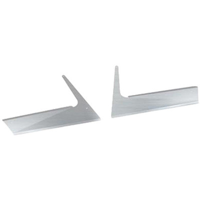 T800 CURVED GLASS YEAR 2012 STAINLESS STEEL UNDER HEADLIGHT FENDER GUARDS WCURVED GLASS