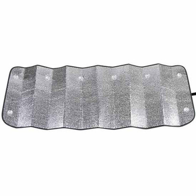 KENWORTH T800 CURVED GLASS YEAR 1994 ACCORDIONFOLD REFLECTIVE THERMAL WINDSHIELD SUNSHADE