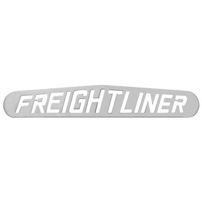 FL70 BUSINESS CLASS YEAR 2004 4 X 24 INCH CHROME LOGO BOTTOM MUD FLAP PLATE