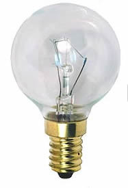 60W 230V E14 G14 GLOBE CLEAR Replacement