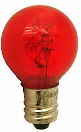 Interlight 7 Watt Red Replacement Light Bulb