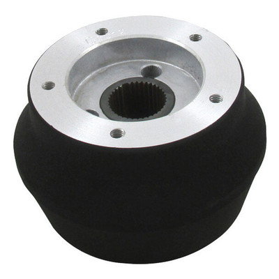 T800 CURVED GLASS YEAR 1996 BLACK 5 BOLT STEERING WHEEL HUB ADAPTER FOR FIXED NON TILT COLUMN