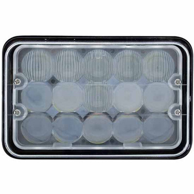 FREIGHTLINER FLD120 SFA YEAR 2002 4 X 6 INCH HIGH POWER DUAL FUNCTION LED RECTANGULAR PROJECTION HEA