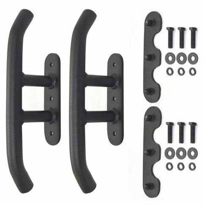 Black Steel XRS Reel Handle Kit For Go Rhino Overland Xtreme Roof Rack Replacement
