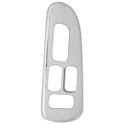 Chrome Plastic Window Switch Trim With 4 Openings - Driver Side Replacement