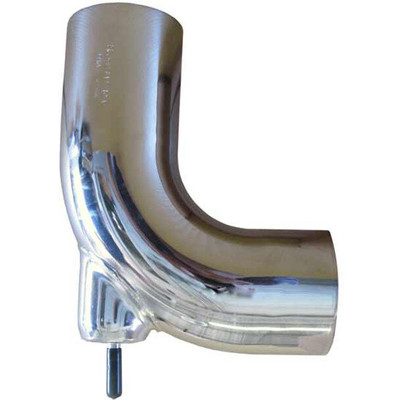 FREIGHTLINER COLUMBIA 112 YEAR 2009 5 INCH OD CHROME 90 DEGREE EXHAUST ELBOW W/ MOUNTING STUD