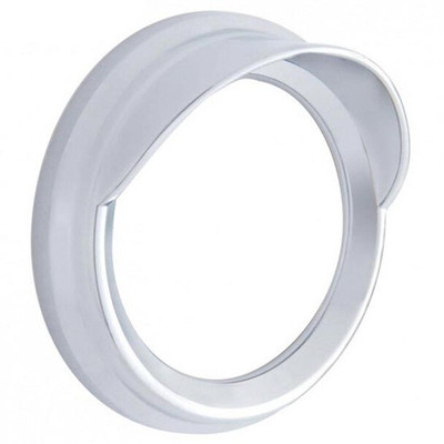 KENWORTH W900B AEROCAB YEAR 2018 CHROME 5.5 INCH GAUGE BEZEL W/ VISOR