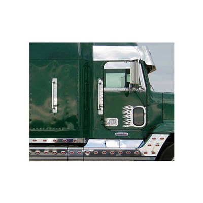 5.75 Inch Upper Chopped Style Door Trim For Freightliner W Cab Mounted Mirrors Replacement