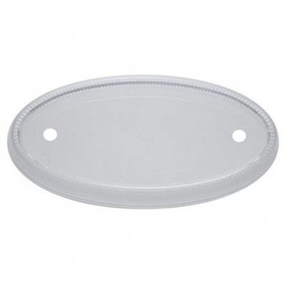 378 YEAR 1996 CLEAR LARGE OVAL LENS FOR 32 LED OVAL EMBLEM LIGHT