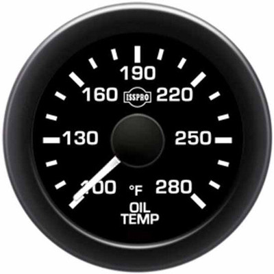 PETERBILT 359 YEAR 1974 2-.0625 INCH OIL TEMPERATURE GAUGE KIT 100-280F