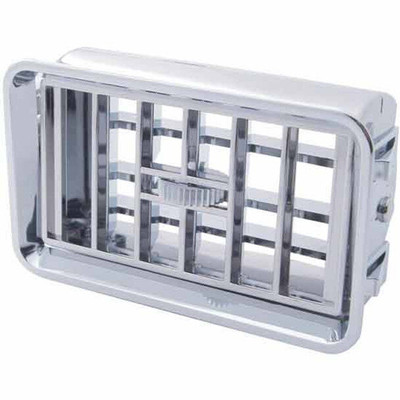 Chrome Large Cross Grid AC Vent - Driver Side For Freightliner Replacement