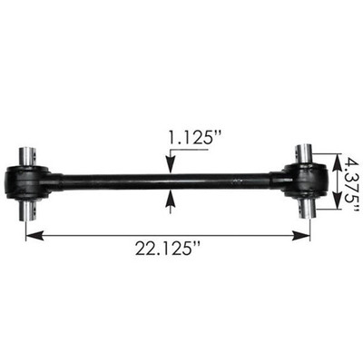 22.125 Inch Sealed Torque Rod For Mack Volvo Replacement