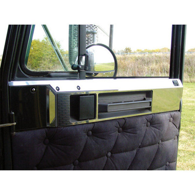 FLD120 SFA YEAR 1994 STAINLESS STEEL UPPER DOOR TRIM - 4 PIECE DRIVER/PASSENGER SIDE