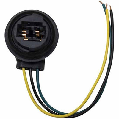 FREIGHTLINER FLD120 SFA YEAR 1992 3 WIRE SOCKET PIGTAIL FOR RUNNING LIGHT WITH 3157 BULBS Replacement