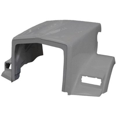 KENWORTH T800 CURVED GLASS YEAR 2013 FIBERGLASS HOOD REPLACES SPLIT FENDER METTON Replacement