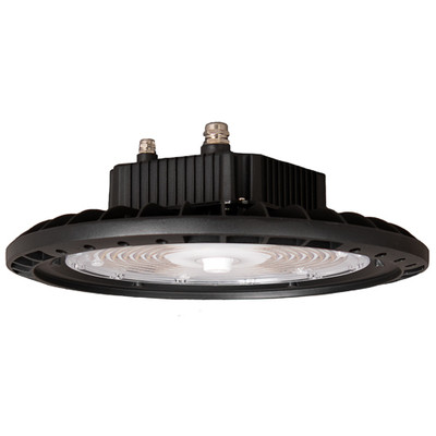 High Bay UFO Black 200 Watt 20700 Lumens 5000k 120-277V Dimmable Replacement