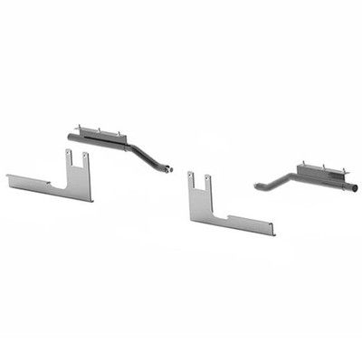 0.375 Inch Steel Half Fender Hidden Bracket Kit For Peterbilt Low Air Leaf Replacement