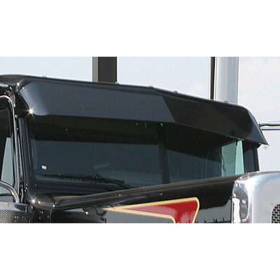 12 .5 Inch Aluminum Bowtie Drop Visor Blind Mount For Peterbilt Replacement