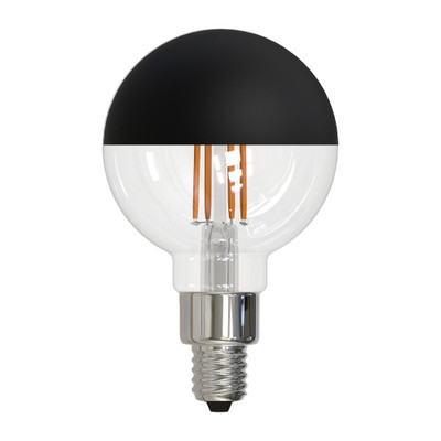 2.5W LED G16 2700K FILAMENT HALF BLACK E12 FULLY COMPATIBLE DIMMING