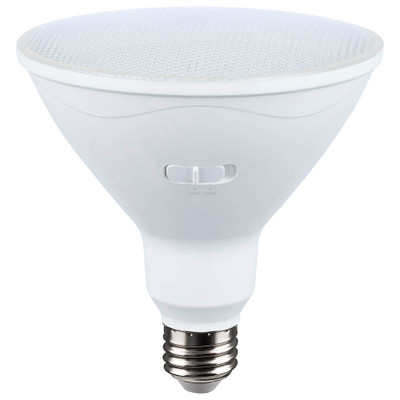 25 Watt PAR38 LED 3000K/5000K CCT Selectable High Lumen Medium Base White Finish 120 Volt