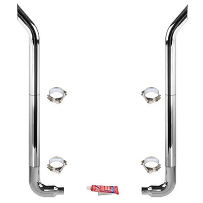 FLD120 YEAR 1994 7-5X96IN CRM EXHAUST KIT W BH STACKS AND OE STYLE ELBOWS