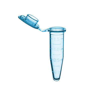 Microtube W Cap 1.5ml Blue Self-Standing Bag Stop Pops 500pk Replacement