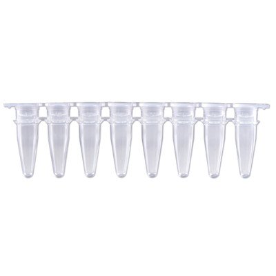 PCR 8-Strip 0.2ml Flat Cap Tubes Lab Research Supplies Replacement