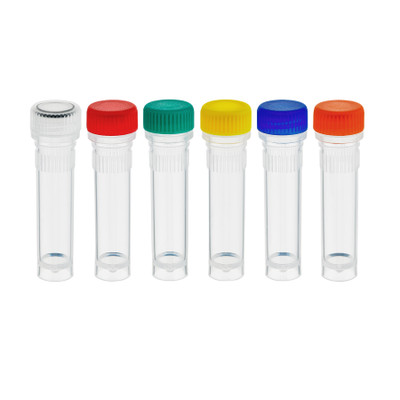 Screwcap Microtube 2.0ml Capless No Print Self-Standing Storage Tube Replacement