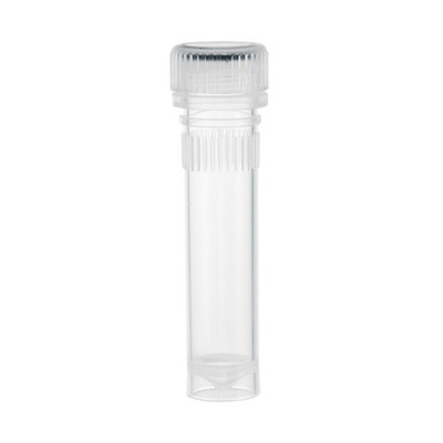 Sterile 2ml Screw Cap Microtube Natural Self-Standing Research Tube Replacement