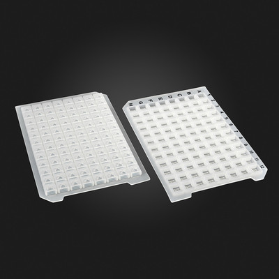 Silicone Sealing Mat 96 Well Black Alphanumeric Printing Mat