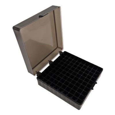Black Storage Box 100 x 1.5ml Hinged Lid 5-Pack Medical Replacement