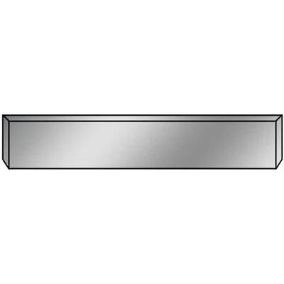 9900 IX YEAR 2001 BLANK STAINLESS TEXAS BOXED END BUMPER 22 INCH WITH USX MOUNTING PLATES WITH SET FORWARD AXLES ONLY