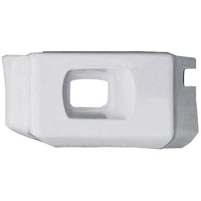 T800 YEAR 1992 FIBERGLASS BUMPER END W FOG LIGHT CUTOUT PASSENGER SIDE