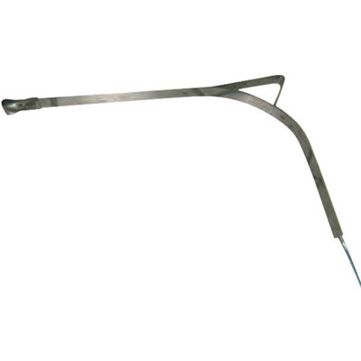 F650 YEAR 2001 2 INCH WIDE STAINLESS STEEL FUEL TANK STRAP AND LINER KIT WITH 63 GALLON TANK UPPER STEP