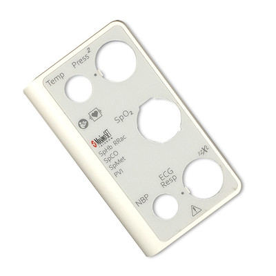 Front Bezel with Texture Temp and IBP and Masimo Rainbow SET SpO2 ECG Resp NBP Replacement