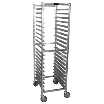 IN-0128513 30 Pan End Load Institutional W-Series Bun / Sheet Pan Rack Unassembled Replacement