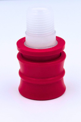 IN-0127450 High Temp Female Hansen Connector Threaded Male .37518 NPTF Red Replacement