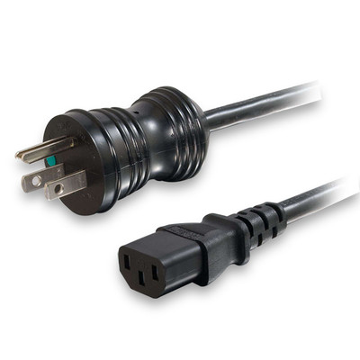 IN-0126858 10ft3.0m 18AWG black Plug Black Cable Replacement