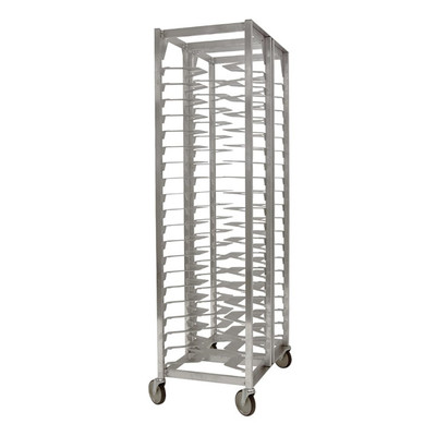 IN-0128273 Single Pizza Rack A Shelf Spacing 3IN B Open Supports 2.875 Pan Capactiy 20